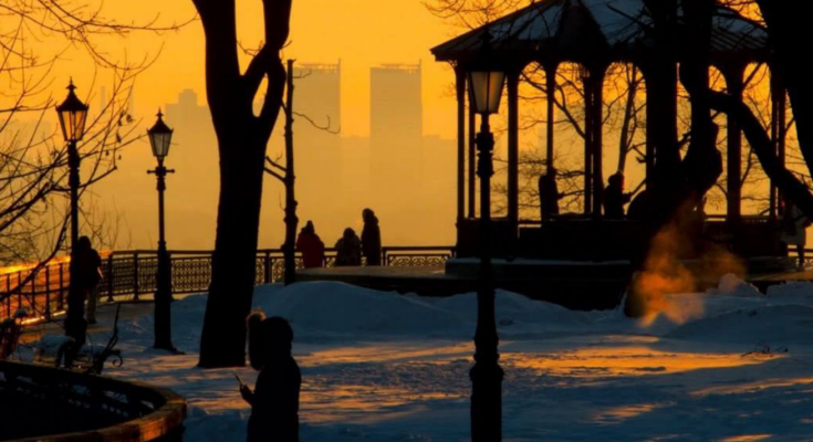 Украинцы, зима, фото из соцсетей