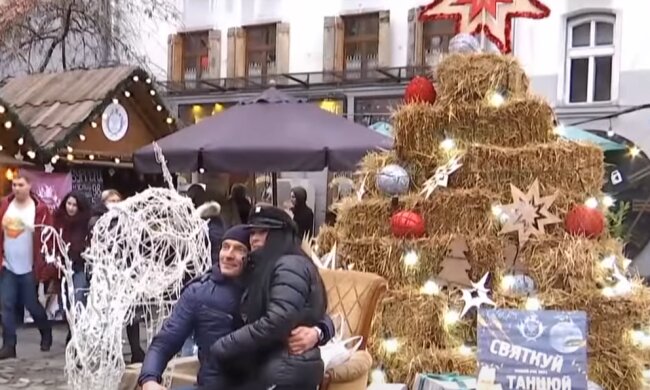 Скрін, відео YouTube Різдво у Львові