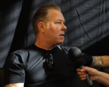 Джеймс Хетфілд з Metallica, кадр з інтерв'ю