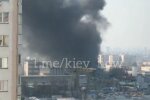 пожежа на Бориспільській, скріншот з відео