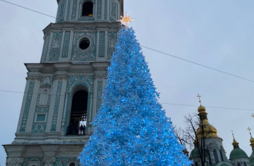 Головна ялинка країни-2025, Софіївська площа, фото: Знай.ua
