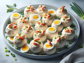 ніжна крабова закуска "Рафаелло"