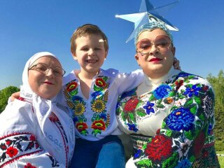 Андрій Данилко в образі Сердючки, скріншот