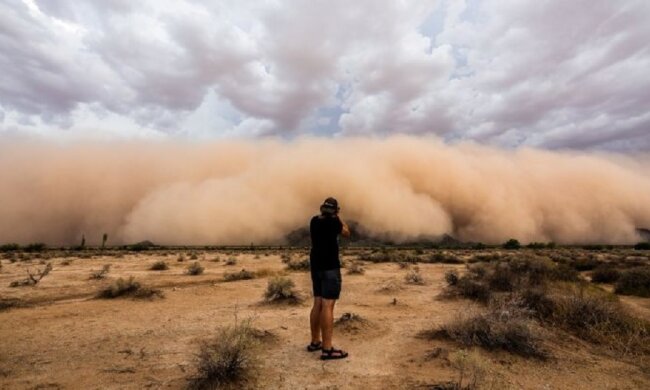 Пылевое облако, фото: pxhere