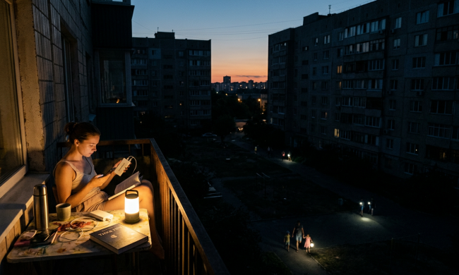 Відключення світла. Фото: згенероване ШІ