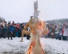 Масленица, кадр из видео