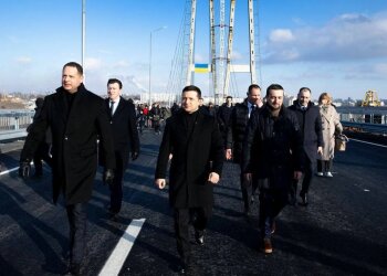 Володимир Зеленський та Олена Шуляк у Запоріжжі