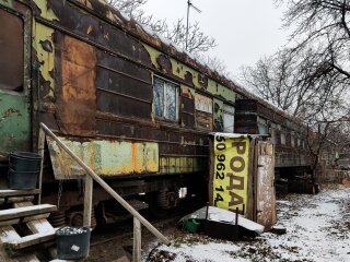 Вагонне містечко в Усатово (Одеська область), фото: Facebook / Тарас Осипов