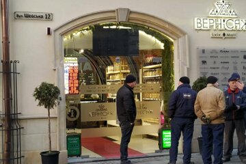 "Клубничка" посреди торгового центра взбудоражила воображение львовян, - "А может, она мороженое ест?"