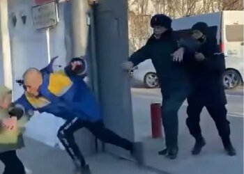 Побег призывника, скриншот: YouTube