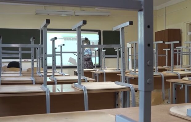 Карантин в школах, кадр из видео