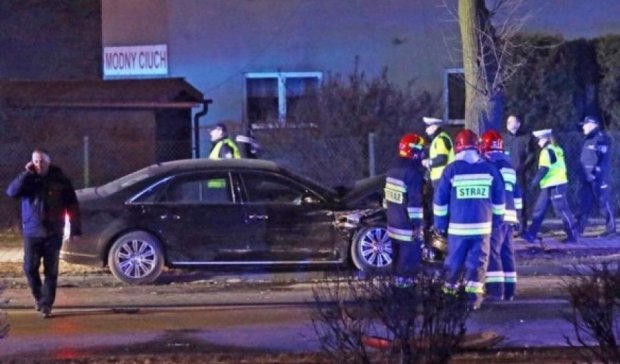 З'явилися фото з місця аварії за участю польського прем'єра