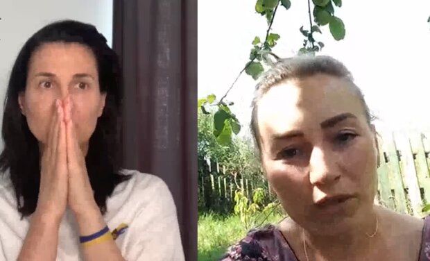 Маша Єфросиніна та Яна з Бучі, кадр з відео