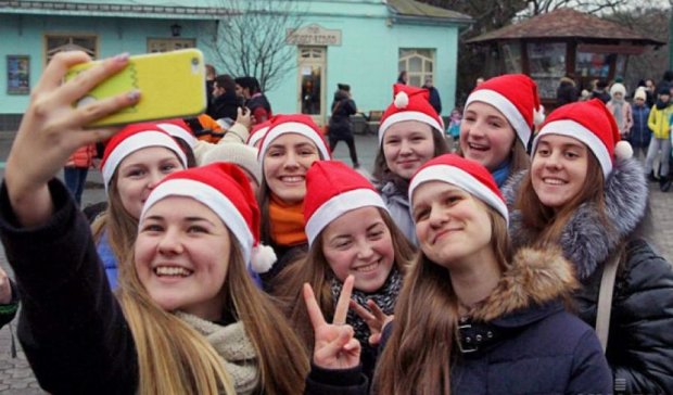 Ужгородці вже святкують Новий рік (фото)