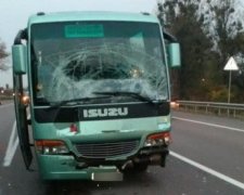 Львівський автобус з дітьми потрапив в аварію: дев'ятеро у лікарні (фото)