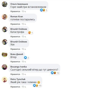 Комментарии к публикации Тернопільські плітки: Facebook