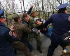 День звільнення Одеси почався бійкою