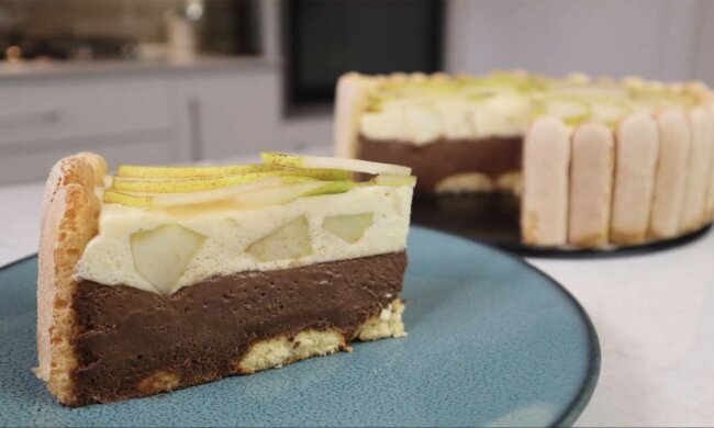 Баварський торт без випічки: фото скрін Ютуб