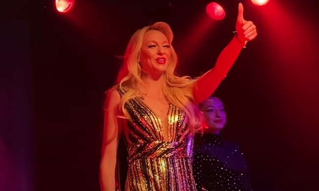 Оля Полякова. Фото: скрін youtube