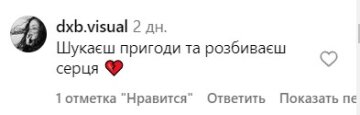 Коментарі під публікацією Ганни Неплях. Фото скрін з Instagram