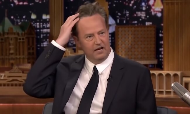 Метью Перри, кадр из интервью