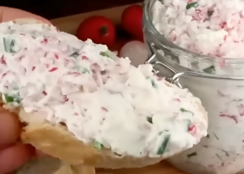 Намазка з редиски, кадр з відео