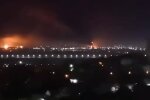 У Брянську палає нафтобаза та військова частина