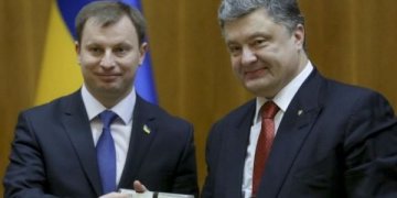 Степан Барна та Петро Порошенко