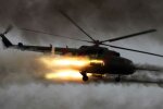 Над захопленою землею збито російський військовий гвинтокрил, відео