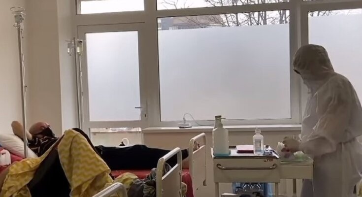 Інфекційна лікарня. Фото: скриншот Youtube