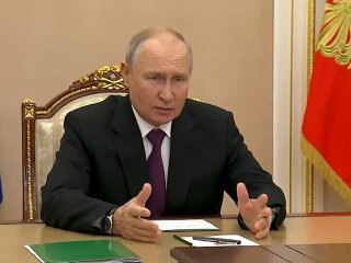 Володимир путін, кадр з відео