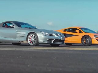 Mercedes SLR McLaren Vs. McLaren 540C, скріншот