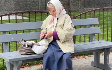 Пенсионерка. Фото: скрин youtube