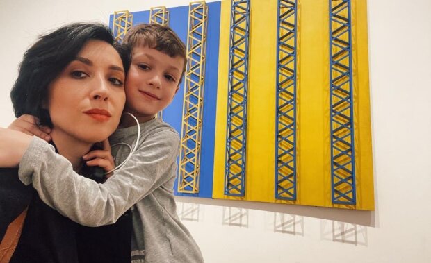 Анна Завальська з сином, фото з Instagram