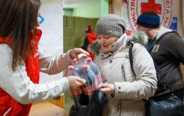 Допомога від Coca-Cola, фото: Facebook