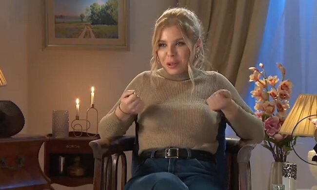 Валентина на шоу "Холостяк", кадр з програми