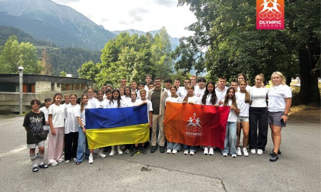 Участники проекта Olympic Dreams с Посольством Украины в Швейцарии
