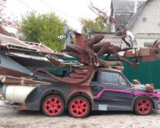 Що він курив: під Києвом їздить авто з фільму жахів
