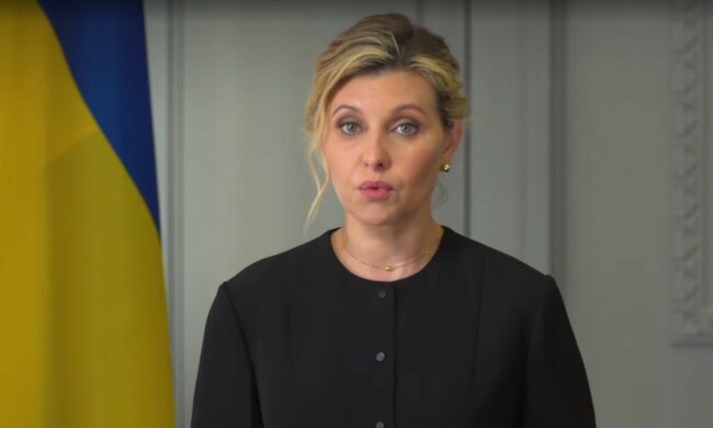 Елена Зеленская, скриншот из видео