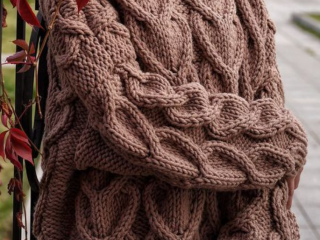 Фактурный свитер / фото: Pinterest