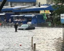 Киевские водители пересаживаются на лодки: видео