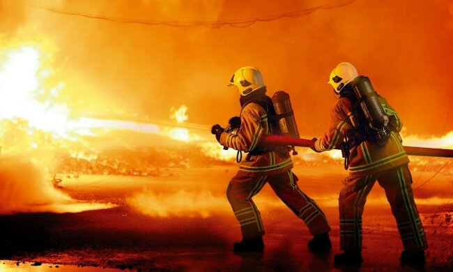 Киевские пожарники разделись под елкой и показали мощные шланги: девушки, спокойно, - очень горячие фото