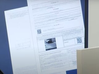 Штраф за нарушение ПДД, скрин с YouTube