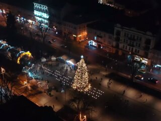 Новорічний Львів, скріншот з відео