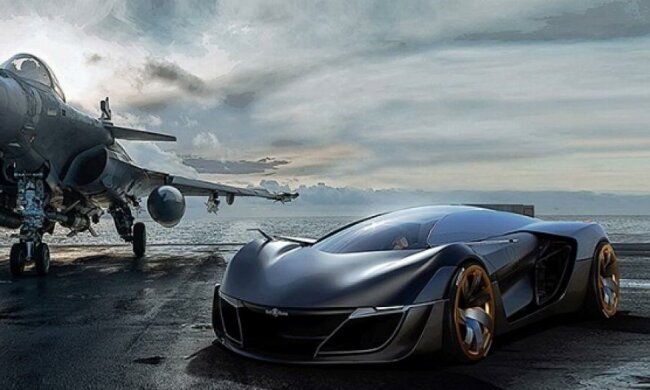 Суперкар AeroGT з турбореактивним двигуном (фото)