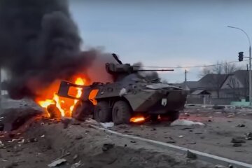 Техніка окупантів. Фото: скрін youtube
