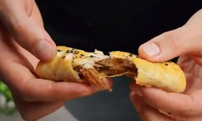 Пирожок с капустой, скриншот видео