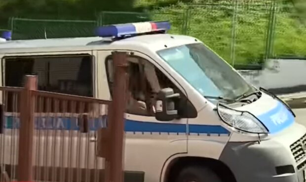 Польская полиция, фото: кадр из видео