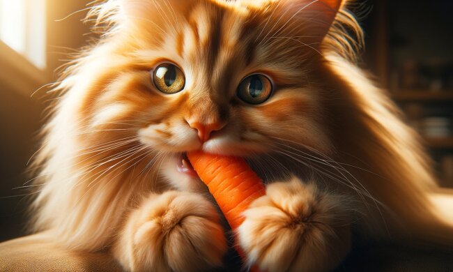 рыжий котик