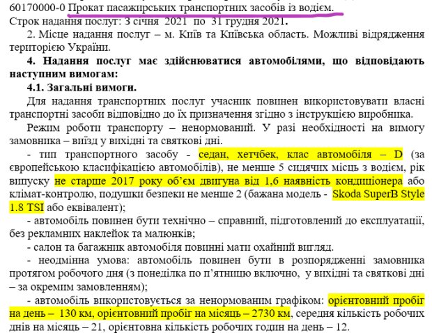 Міністерство освіти і науки, тендер - скріншот